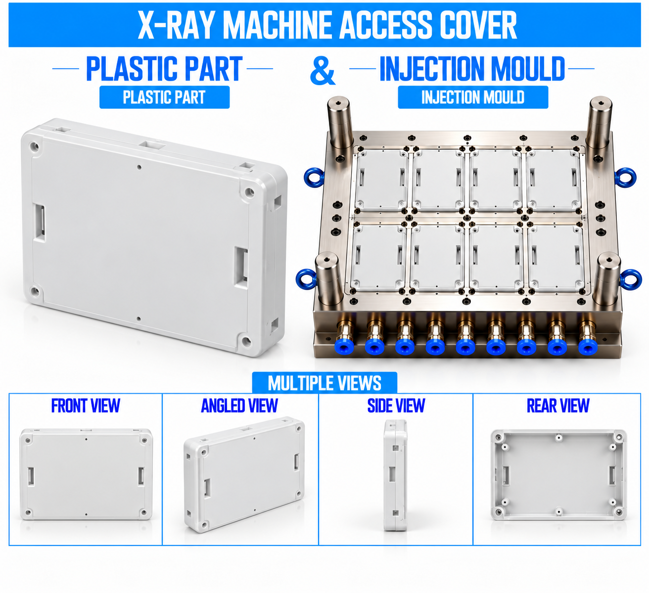 X-Ray Machine Plastic Access Cover Mould and Moulding Service
